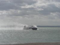 Hoverwork British Hovercraft Technology BHT-130 - Arriving at Southsea hoverport (James Rowson).